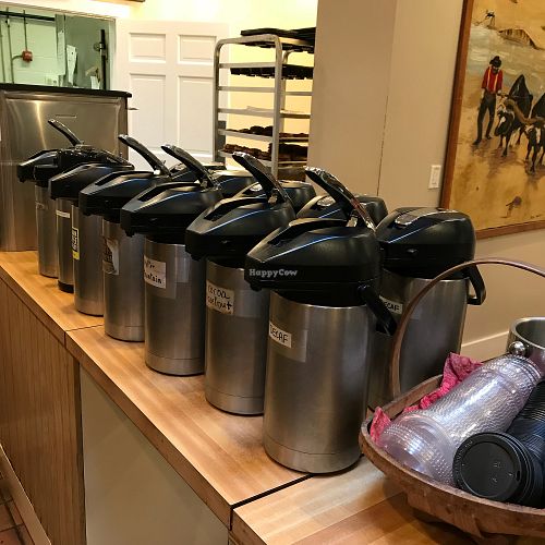 Coffee selection at 7a Foods in Vineyard Haven