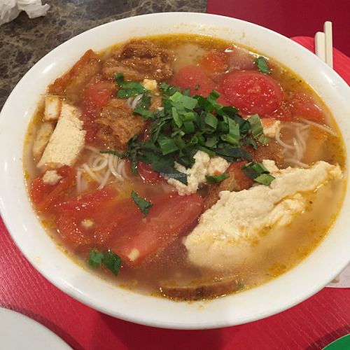 bun riew  at Pho Da Son in Montreal