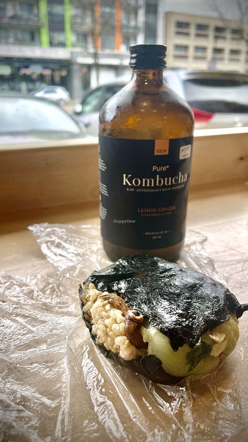 Window spot to eat.  Nigiri.    at Tama Organic Life in Vancouver