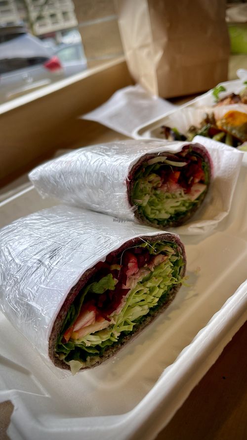 Rainbow Wrap gf   at Tama Organic Life in Vancouver