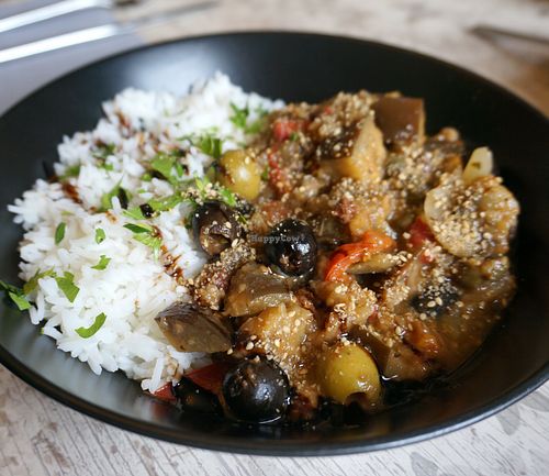 Aubergine caponata at Casse-Noisette in Le Havre