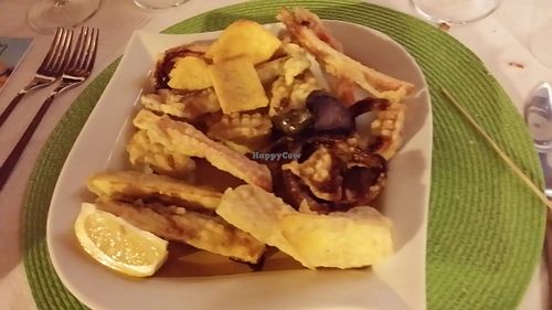 appetizers at Vegan House in Torre Di Mosto