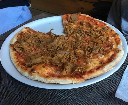 I loved it. I was never a big fan of these foods before I went vegan, but now I live for this  at Pizzeria Bomb in Helsingborg