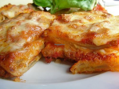 Vegan Lasagne  at Maria's Good Food in Glasgow