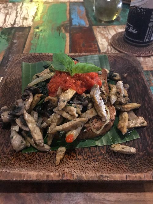 Tempeh Scramble at Atman Kafe in Ubud
