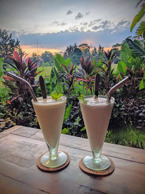Vegan mylkshakes. You owe it to yourself. at Atman Kafe in Ubud