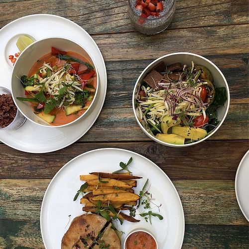 vegan options at KM20 in Moscow