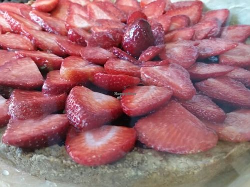 strawberry tart at Legal Cakes in Warsaw