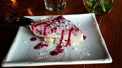 Berry Cheese Cake at Rawtopia Living Cuisine and Beyond in Millcreek