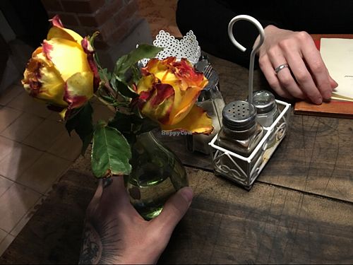 table at Die Pause in Marburg