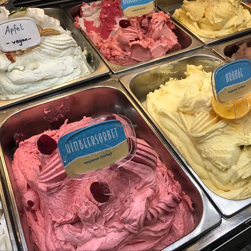 vegan ice cream at Zucker & Zimt in Erfurt