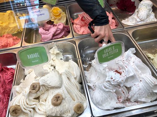 vegan ice cream at Zucker & Zimt in Erfurt