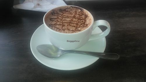 Hot chocolate  at Downtown Crepe Cafe in Kitchener Waterloo