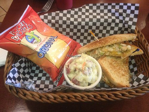 Chicken melt lunch basket at Lovin' Spoonfuls in Tucson