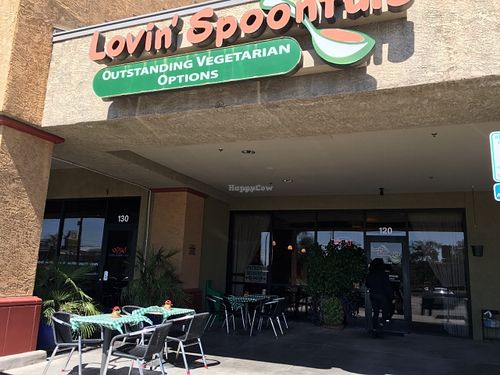 Outside/ patio at Lovin' Spoonfuls in Tucson