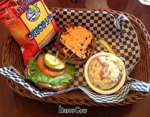 vegan cheeseburger  at Lovin' Spoonfuls in Tucson