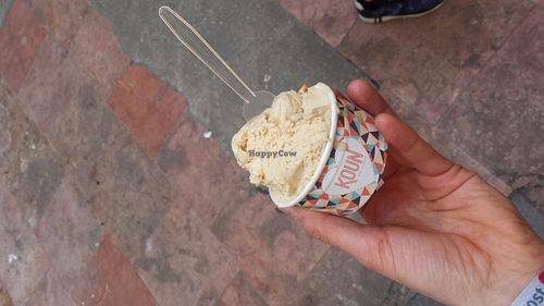 Peanut butter ice cream at Koun in Bratislava