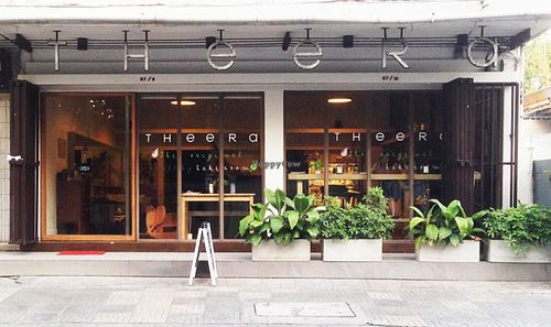 Outside  at Theera in Bangkok