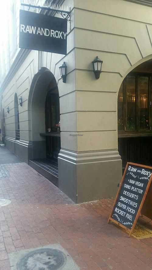 Outside at Raw & Roxy in Cape Town