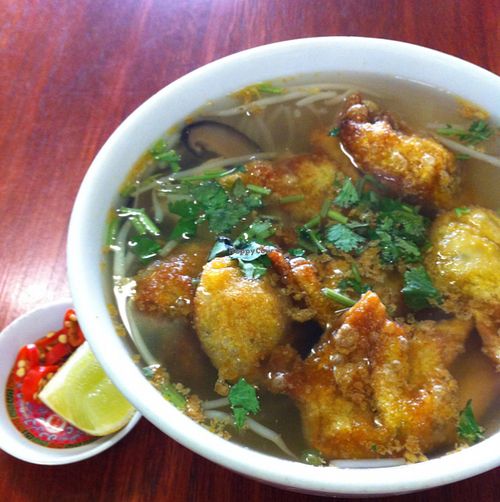wonton soup at Bo De Trai in Footscray