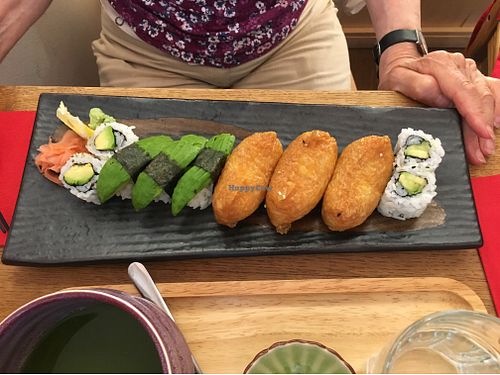 Vegan Sushi Platter at Matcha Komachi in Vienna