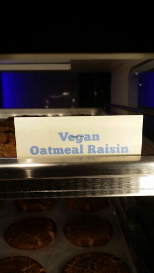 Vegan Oatmeal Raisin Cookies, can be warmed or can build Custom Ice Cream Sandwich! at CREAM in Fresno