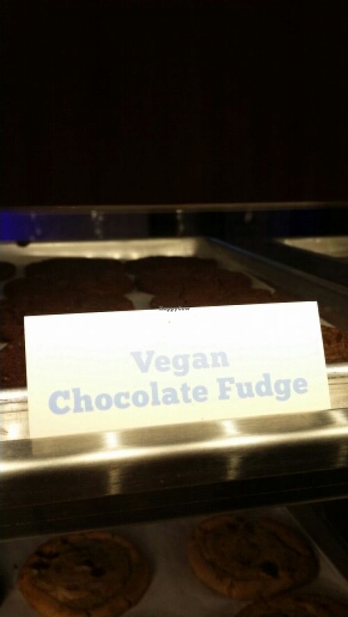Vegan Chocolate Fudge Cookies, can be warmed or can build Custom Ice Cream Sandwich! at CREAM in Fresno