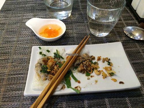 the delicate little crepes are a must! at Le P'tit Pré Chez Lan in Paris