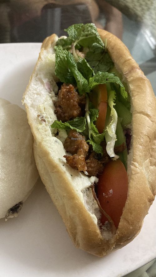 Mixed Banh Mi  at Bao An Vegan (formerly Vegan Banhmi) in Hanoi