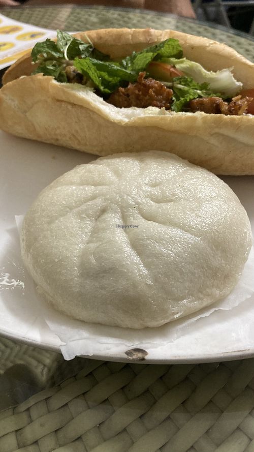 Vegan bao  at Bao An Vegan (formerly Vegan Banhmi) in Hanoi