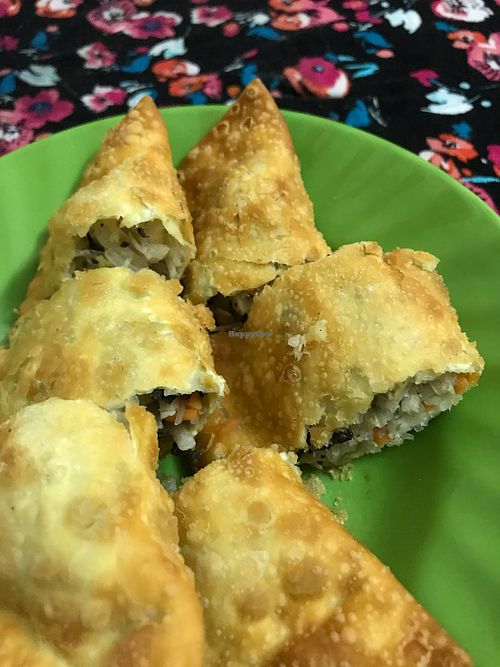 Samosas - 2 orders at Bao An Vegan (formerly Vegan Banhmi) in Hanoi