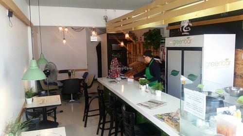 inside at Green Bar in Tijuana