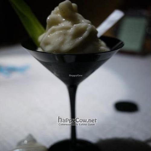 Banana ice at Pure Lotus - Holiday Inn in Beijing