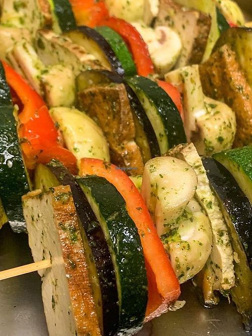 tofu and veg at Ba Na Na Bistro in Zielona Gora