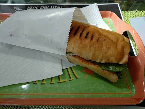 Salamko sandwich at Vege Fino  at Vege Fino Za Sve in Zagreb