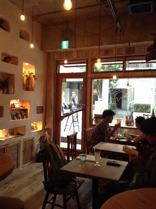 interior view at CAFE - Today is My Life in Tokyo