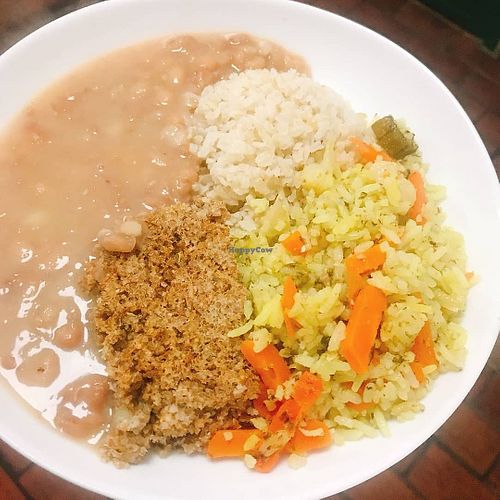 rice and beans at Barao Natural - B4 in Sao Paulo