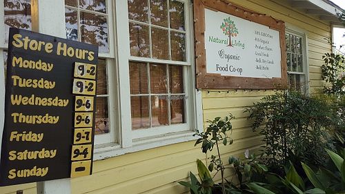 New updated hours for Natural Living Food co-op and Cafe at Natural Living Food Co-op and Cafe in League City