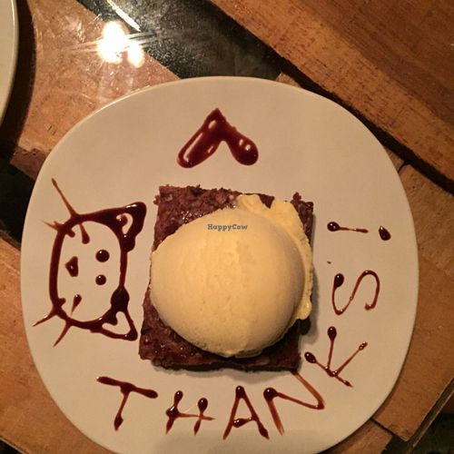 Dessert at La Ruta Vegana in Mazatlan