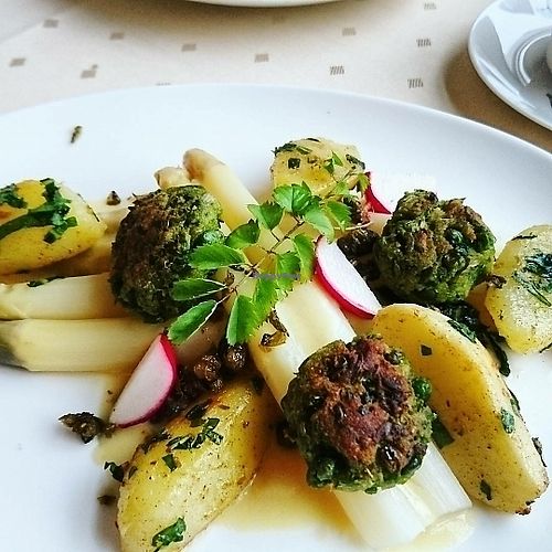 aspergus at StrandCafe Sassnitz in Sassnitz