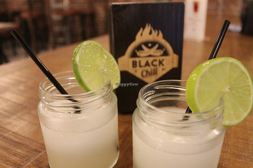 they also have margaritas!! at Black Chili in Valencia
