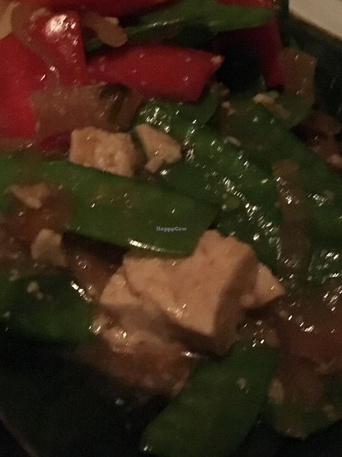Tofu w. vegetables at Thai X-Ing in Washington