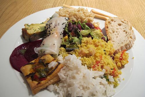 mixture of only part of what the buffet had to offer, you can go back as often as you like. at daTerra - Baixa in Porto