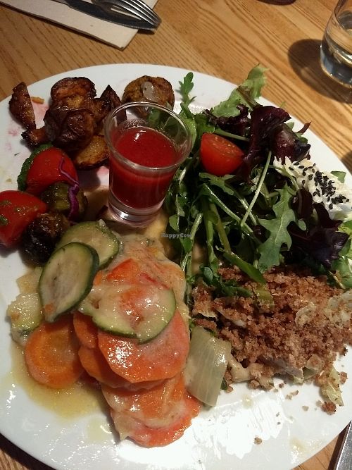 plate from buffet at daTerra - Baixa in Porto