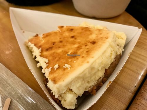 vegan cheese cake at EXKi - Midi in Brussels