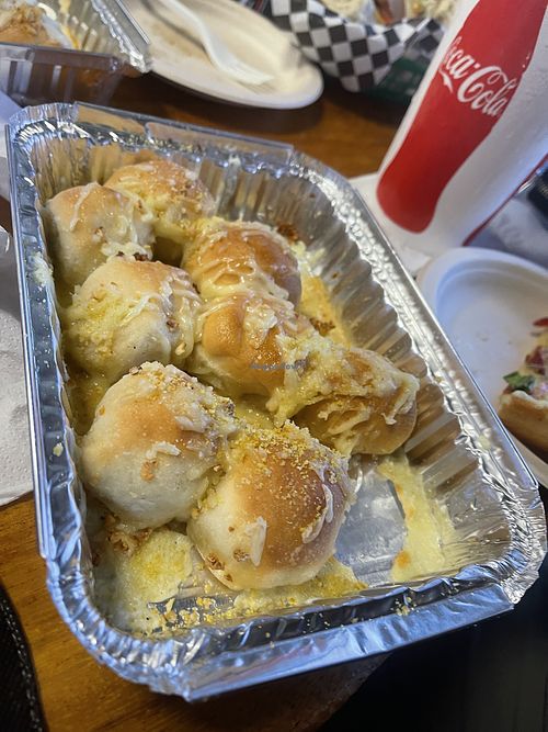 Vegan garlic rolls  at Big Kahuna's Pizza in Honolulu