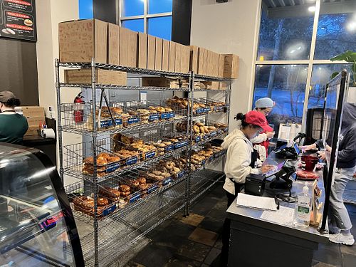   at Blazing Bagels in Bellevue