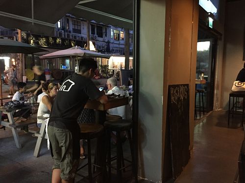 Outside Seating Area and Alcohol Pickup Point at Casa Tapas in New Territories