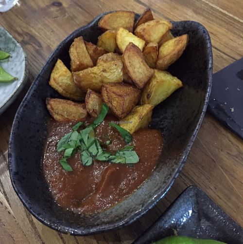 potatas bravas at Casa Tapas in New Territories