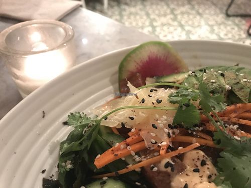 Poke at Cafe Gratitude in San Diego